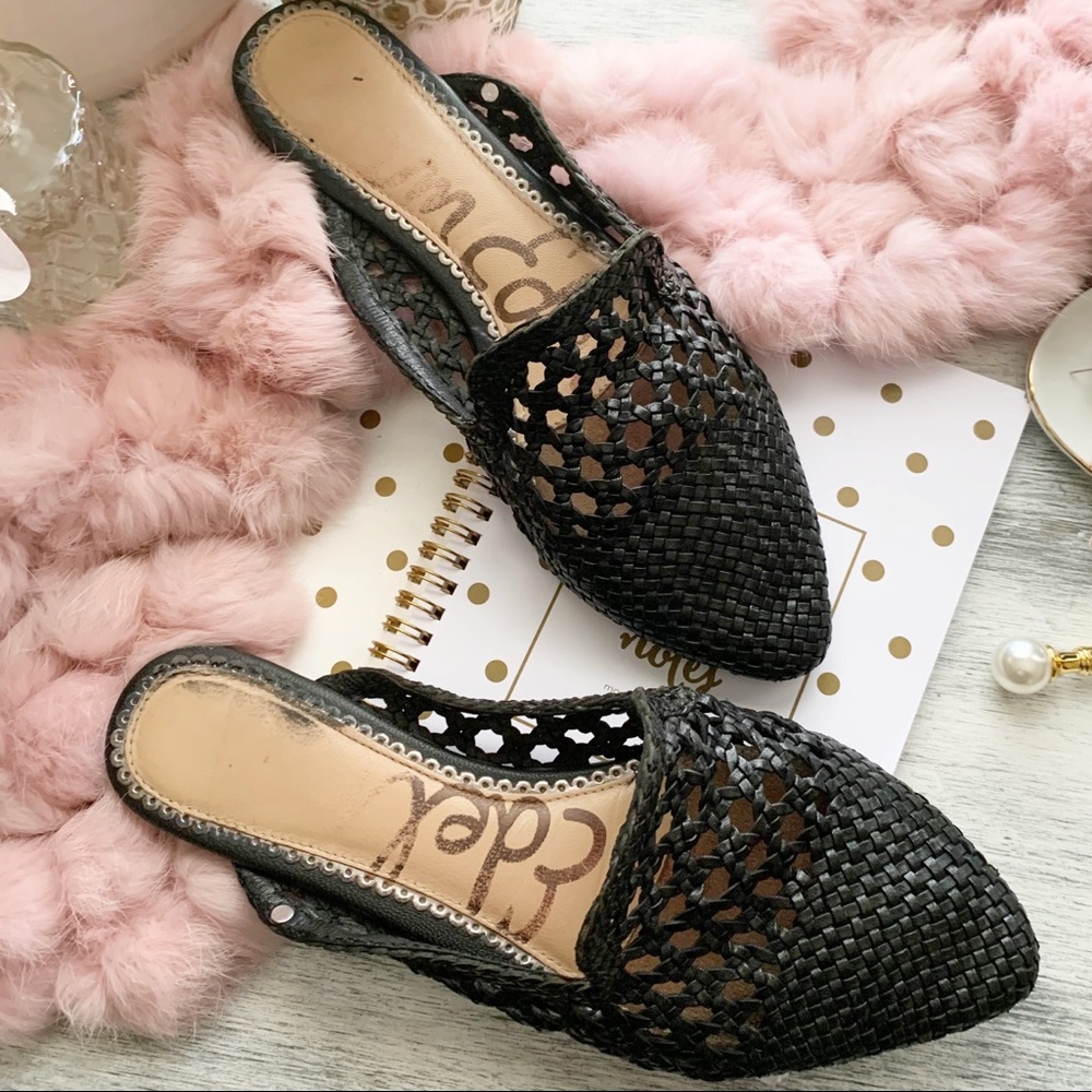 Sam Edelman Clara woven flats size 7